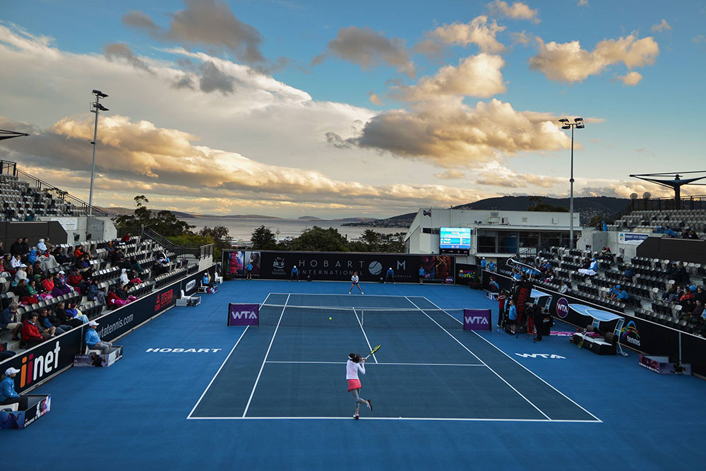 Pista de tenis dura en Hobart Australia Novibet