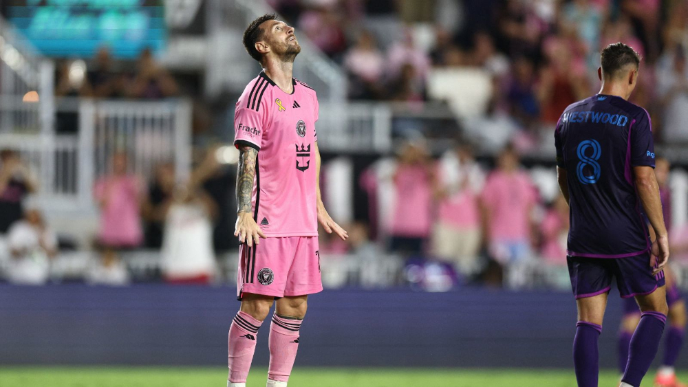 Lionel Messi's Iron Man celebration against Charlotte FC.
