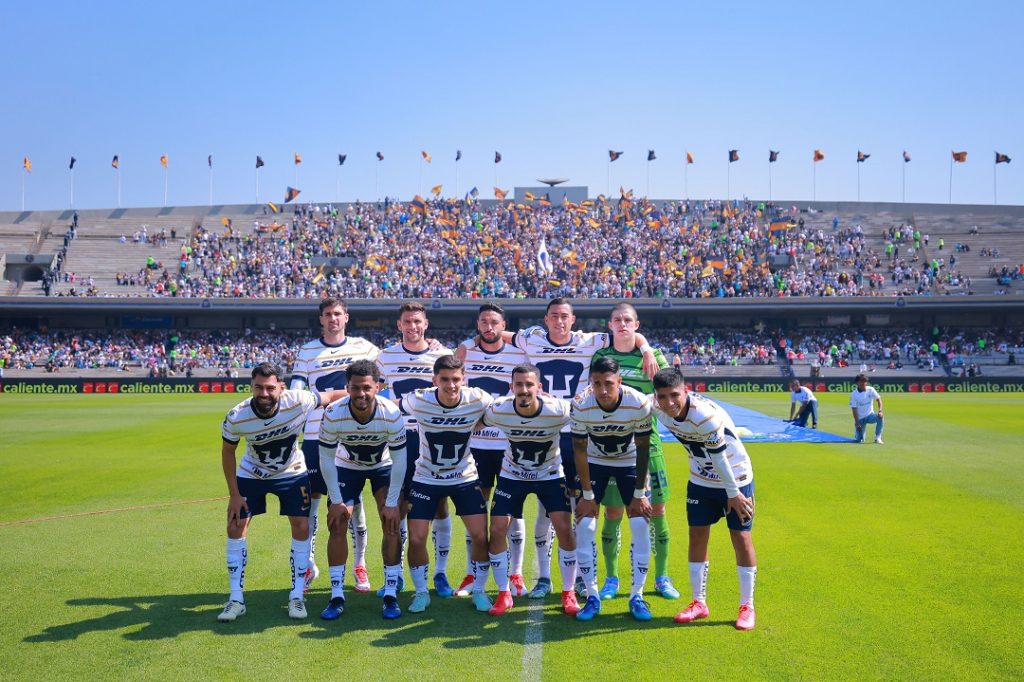 alineacion de Pumas UNAM
