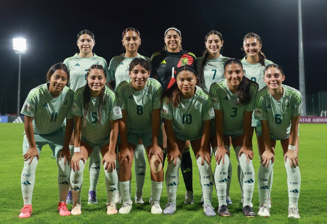 Alineacion de México Femenil.