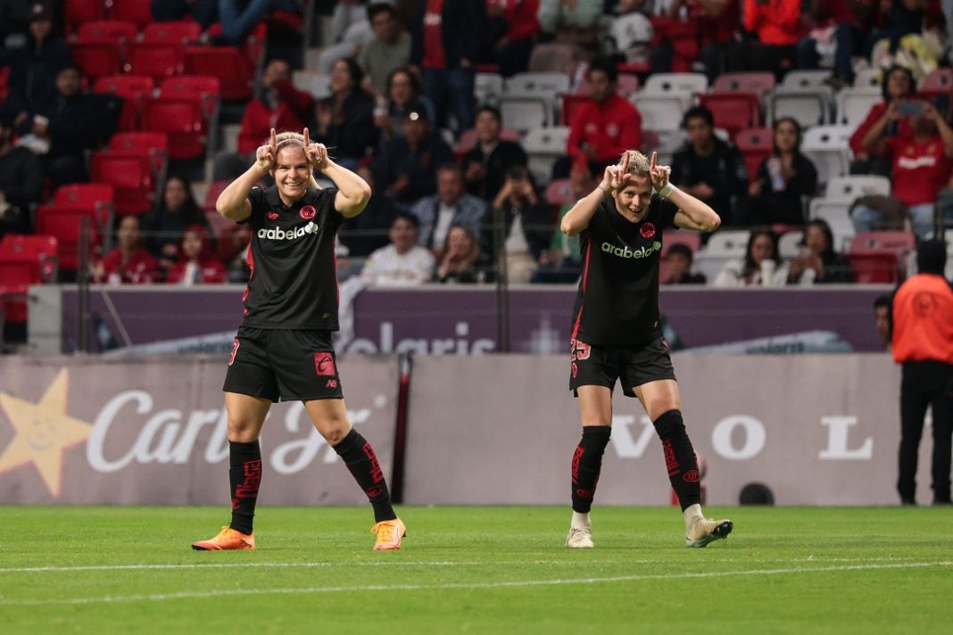 Jugadoras de Toluca Femenil.