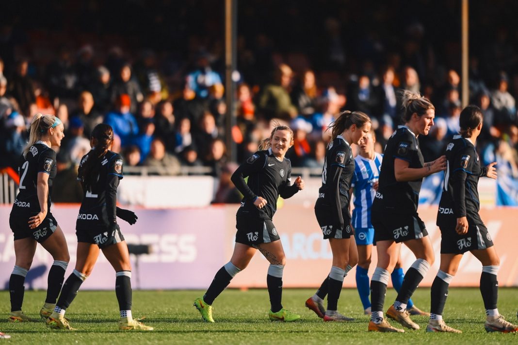 Jugadoras de Chelsea Femenino.