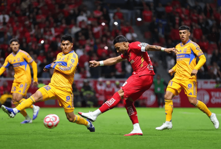 Tigres vs Toluca en el campeonato regular