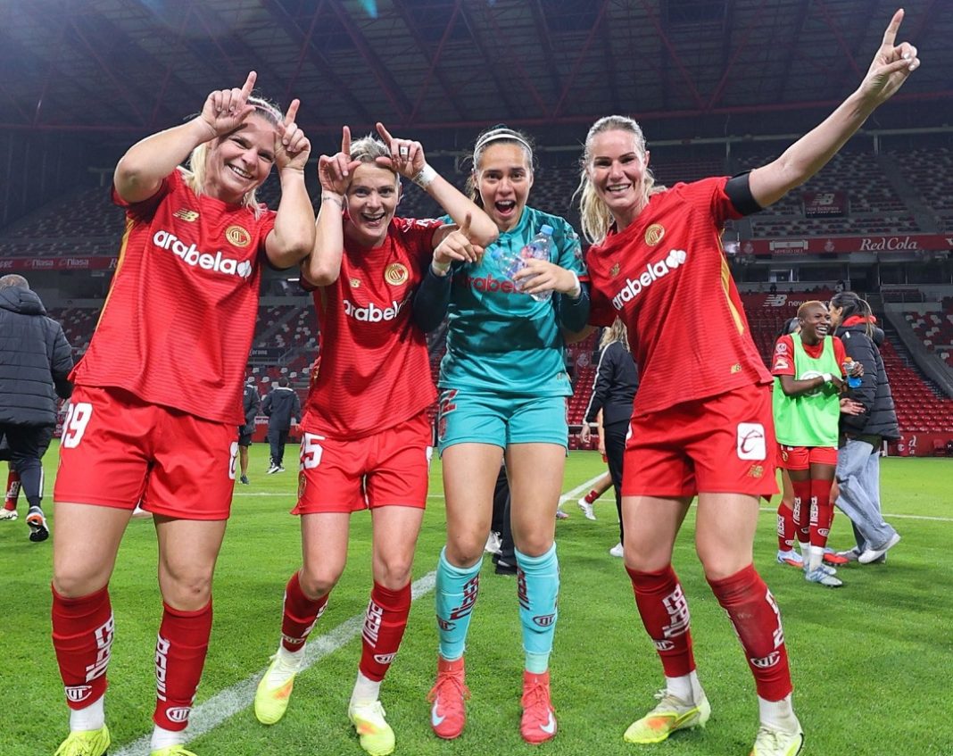 Jugadoras de Toluca Femenil.