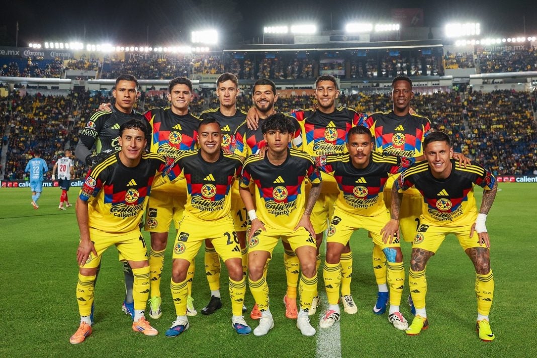 Alineación del Club América.