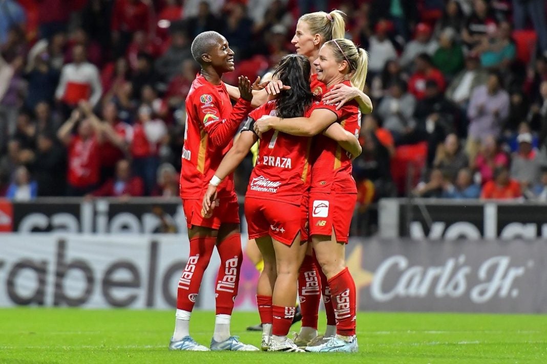 Jugadoras de Toluca.