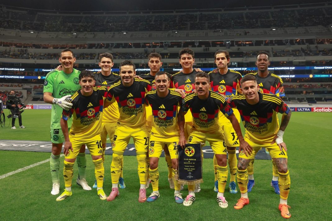 Alineación de Club América.