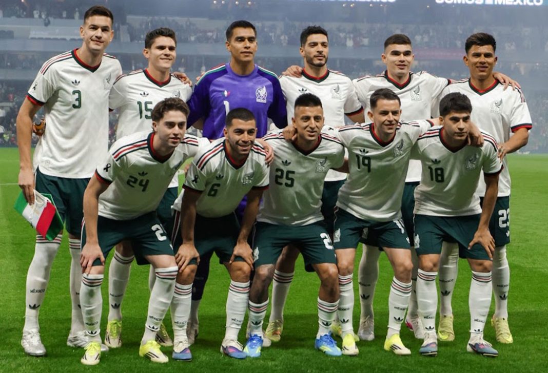 Alineación de la selección de México.
