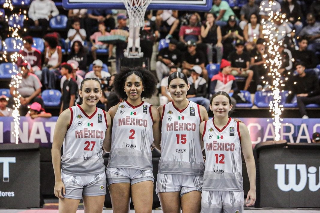 Jugadoras de la selección mexicana.