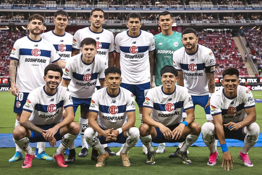 Alineación de Toluca en la jornada 1.