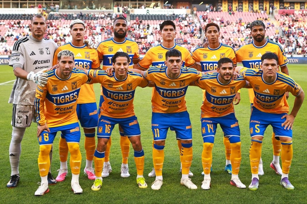 Alineación de Tigres UANL en la Leagues Cup.