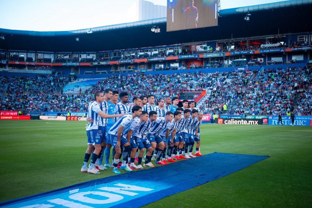 Jugadores de Pachuca en la jornada 9.