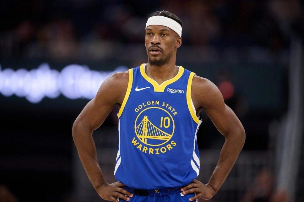 Jimmy Butler con los Golden State Warriors 
